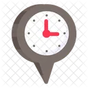 Location Time Direction Gps Icon