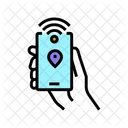 Location Tracker Nfc Smartphone Icon