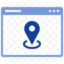 Location Tracking Find Place Pin Icon