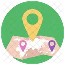 Locationing Location Pointer Icon