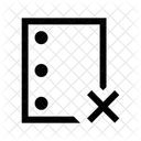 Loch Stanzen Aus Symbol