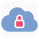 Lock Cloud Password Icon