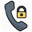 Lock Call Phone Icon