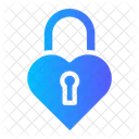 Lock Padlock Valentines Day Icon