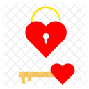 Lock Love Romantic Icon