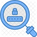 Lock Search Security Icon
