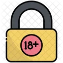 Lock Age Restriction Age Limit Icon