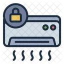 Lock Air Conditioner Secure Icon