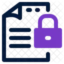 Lock File Password Icon