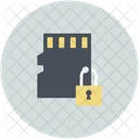 Lock Sign Microchip Icon