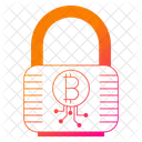 Lock Cryptocurrency Digital Icon