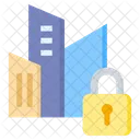 Lock Security City Icon