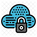 Lock Server Cloud Icon