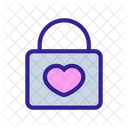 Lock Love Closed Icon