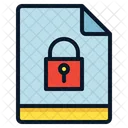 File Lock Secure Icon