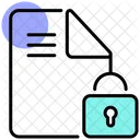Lock Data Protection File Protection Icon