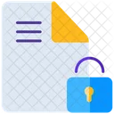 Lock Data Protection File Protection Icon