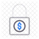 Lock Secure Dollar Icon