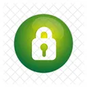 Green Lock Security Icon