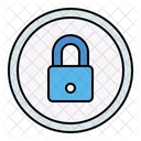 Lock Secure Button Icon