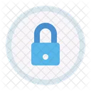 Lock Secure Button Icon