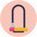 Bike And Bicycle Lock Bicycle Icon