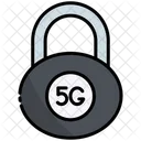 Lock 5 G Internet Icon