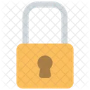 Rectangular Security Locked Icon