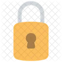 Rounded Security Locked Icon