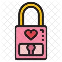 Lock Heart Padlock Icon