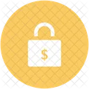 Lock Dollar Sign Icon