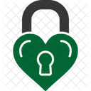 Lock Heart Valenticons Icon