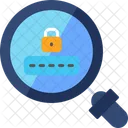 Lock Search Security Icon