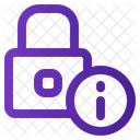 Lock Info Security Icon