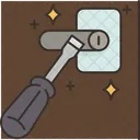 Lock Installing Fixing Icon