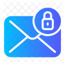 Lock Padlock Mail Icon