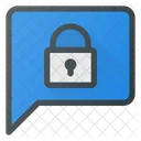 Lock Message Chat Icon