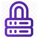 Lock Server Network Icon