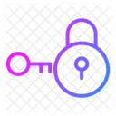 Lock And Key  Icon