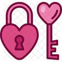 Lock Key Unlock Icon