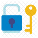 Lock And Key  Icon