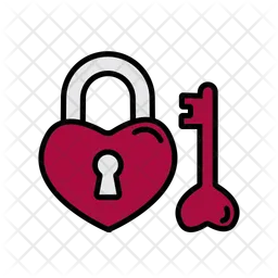 Lock and key  Icon