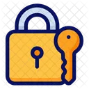 Lock Key Security Icon