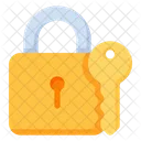 Lock Key Security Icon