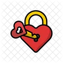 Lock And Key  Icon