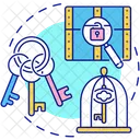 Key Lock Escape Icon
