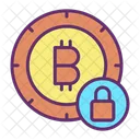 Lock Bitcoin  Icon