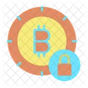 Lock Lock Bitcoin Secure Bitcoin Icon
