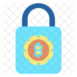 Lock Bitcoin  Icon