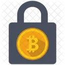 Lock Bitcoin Icon